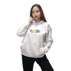 Buzo hoodie emotionally exhausted bordado en internet