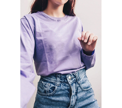 Remera manga larga Lila