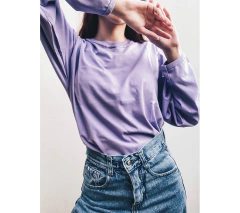 Remera manga larga Lila - comprar online