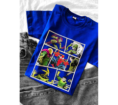 Remera de los seis siniestros spiderman - tienda online