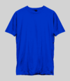 Remera lisa azul francia
