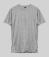 Remeras lisa gris melange