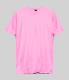 Remera lisa rosa