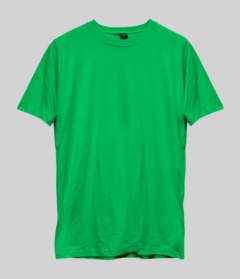 Remeras lisa verde