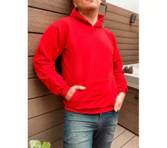 Buzo hoodie rojo - comprar online