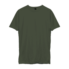 Remeras lisa verde militar - comprar online