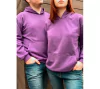 Buzo hoodie violeta