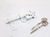 Cerrojo Pasador Marca Bronzen Modelo 805 BLANCO Llave Cruz con 2 llaves