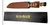Cuchillo Tipo Ka-bar Usmc Táctico 18 Cms Con Cabo de Madera y Vaina De Cuero. - comprar online