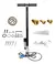 Inflador Para Pcp Swat 310pro con Filtro, Base Plegable, manguera, etc