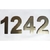 Numeros de polímero para puertas o pared reflectivo de 77 cms - comprar online