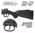 Rifle de Aire Comprimido Cal 5,5 mm Marca Swat Airguns Modelo Castor Black B2-4p culata polimero. en internet