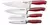 Set 4 Cuchillos Magnum by Boker Arbolito Linea Cuisine Rojo Profesional Chef - comprar online