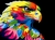 PCN - Pintando Con Números - 109 - AGUILA MULTICOLOR