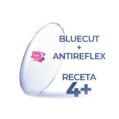Cristales Blue Cut y Antireflex - Aumento 4 a 8