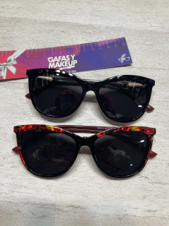 Clip On cat bordo brillos - Gafas y Makeup