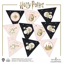 BANDERINES HARRY POTTER HOGWARTS