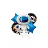SET DE 10 GLOBOS METALIZADOS- ASTRONAUTA