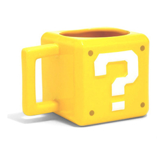 TAZA 3D CUBO MARIO BROSS