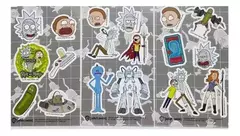 STICKERS RICK Y MORTY X3 PLANCHAS en internet
