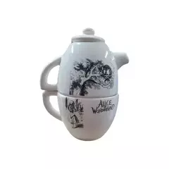 TETERA CON TAZA ALICIA - EN EL PAIS DE LAS MARAVILLAS