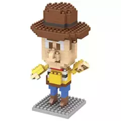 MICRO BRICK WOODY- TOY STORY - DISNEY