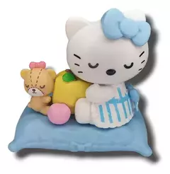 FIGURA GASHAPON HELLO KITTY DURMIENDO - SANRIO