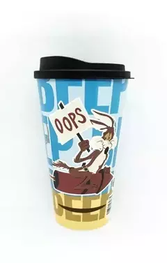 VASO CAFÉ EL COYOTE Y EL CORRECAMINOS LOONEY TUNES