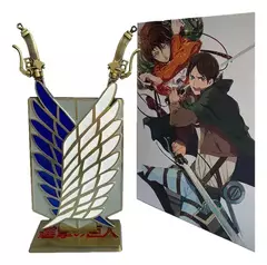 FIGURA SHINGEKI NO KYOJIN ATTACK ON TITAN ESCUDO EXPLORACION