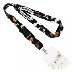 LLAVERO CINTA LANYARD HOGWARTS - LICENCIA OFICIAL HARRY POTTER