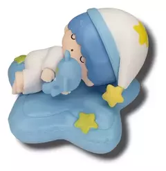 FIGURA GASHAPON KIKI DURMIENDO - SANRIO