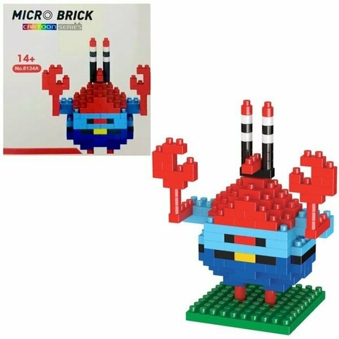 BLOQUES MICRO BRICK DON CANGREJO - BOB ESPONJA