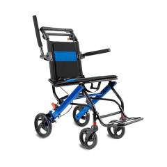 Silla Ruedas Aluminio Ultra Liviana Ambulancia Plegable