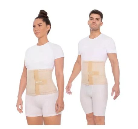 Faja Post Operatoria Elástica Regulable Alta 33cm Unisex