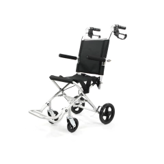 Silla De Ruedas Aluminio Ambulancia Plegable Asiento 30cm