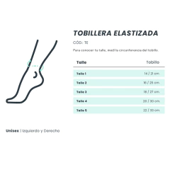 Tobillera Tubular Elastica Deportiva Unisex Esguince Lesion - comprar online