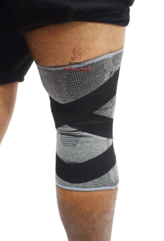 Rodillera Deportiva Tejido 3d Varillas Flexibles Ajuste En 8 - Ortopedia Libertad Srl