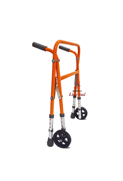 Andador Tijera Pediatrico Plegable Chico Regulable Ruedas