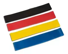 Tiraband Band Latex Elastica Kit X 4 Intencidades Gym