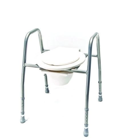 Elevador De Inodoro De Aluminio Regulable Fijo