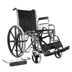 Silla De Ruedas Macizas 60/20 Plegable Desmontable Black. Asiento 46 CM - comprar online
