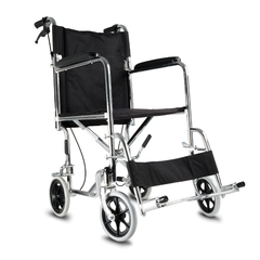 Silla De Ruedas Macizas 20/20 Plegable Con Frenos. Asiento 43cm