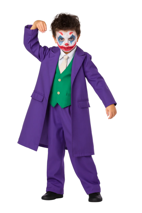 Fantasia Coringa Roxo Infantil - comprar online