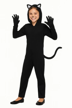 Fantasia Gato Preto Infantil na internet