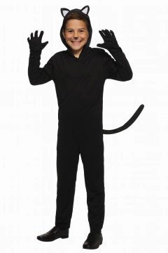 Fantasia Gato Preto Infantil - comprar online