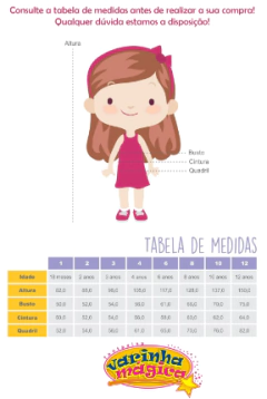 Vestido Junino Infantil Arraial Encantado na internet