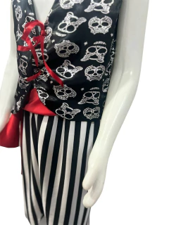 Fantasia Pirata Colete Preto Infantil - loja online