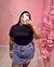 Imagem do T SHIRT BASIC GOLA - BLACK