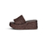 Tamanco Plataforma Feminino Corda Brown - Joana - comprar online