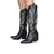 Imagem do Bota Texana Preta Com Tachas